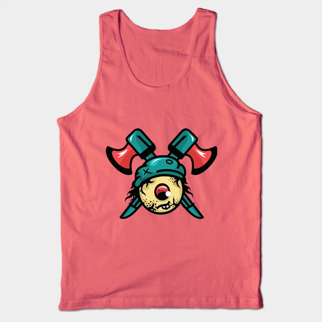 Shaggy Eye Tank Top by VEKTORKITA